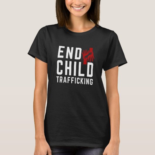 T-shirt Save The Kids End Child Trafficking Stop Human Tra (Devant)
