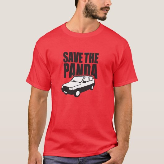T-shirt Save the Panda (Devant)