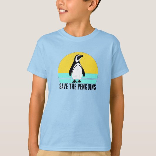 T-shirt Save The Penguins (Devant)