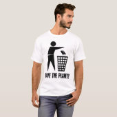 T-shirt Save the Planet ! (Claire) (Devant entier)