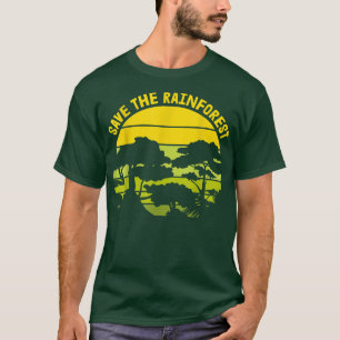 T-shirt Save The Rainforest Shirt Earth Day Save Earth Ins