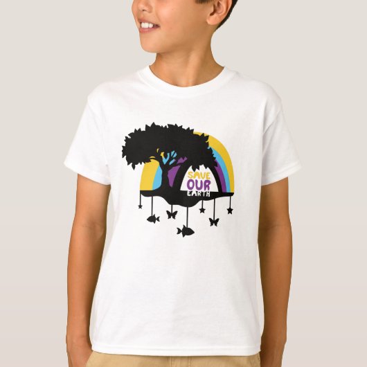 T-shirt saveourearth2 (Devant)