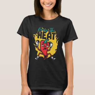 T-shirt Saveur Chili Apportez La Chaleur Nourriture Épicée