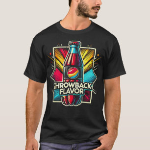 T-shirt Saveur Rétro Soda Throwback - Cadeaux Vintages
