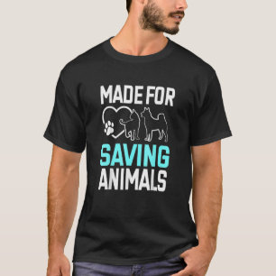 T-shirt Saving Animaux Vet Student Vet Ech vétérinaire