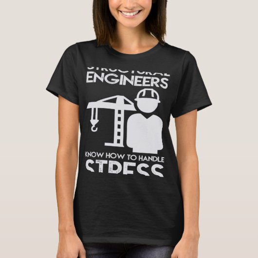 T-shirt Savoir Comment Manipuler La Structure De Stress Po (Devant)