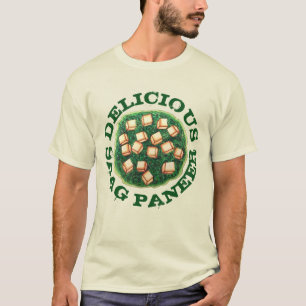 T-shirt Savoureux Saag Paneer Cuisine indienne végétarienn