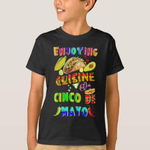 T-shirt Savourez Une Cuisine Sur Le Cinco De Mayo
