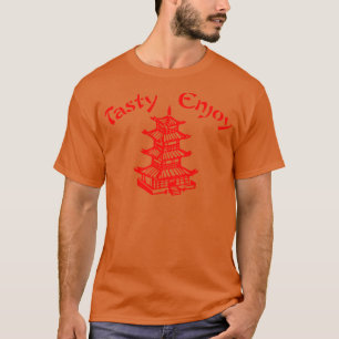 T-shirt Savourez une dégustation chinoise à emporter