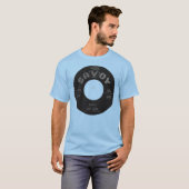 T-shirt Savoy Label de disque (Devant entier)
