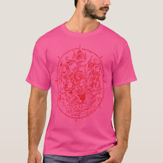 T-shirt Sawadee Thai traditionnel Sak Yant Thai Twin Tiger