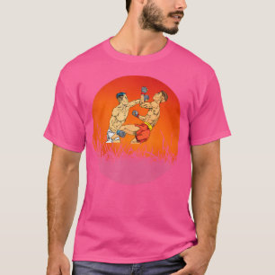 T-shirt Sawadee Thai traditionnel Sak Yant Thai Twin Tiger