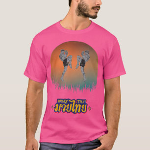 T-shirt Sawadee Thai traditionnel Sak Yant Thai Twin Tiger