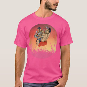T-shirt Sawadee Thai traditionnel Sak Yant Thai Twin Tiger