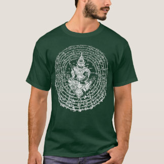 T-shirt Sawadee Thai traditionnel Sak Yant Thai Twin Tiger