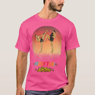 T-shirt Sawadee Thai traditionnel Sak Yant Thai Twin Tiger