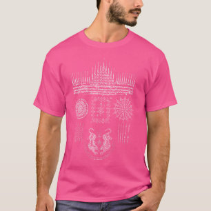 T-shirt Sawadee Thai traditionnel Sak Yant Thai Twin Tiger