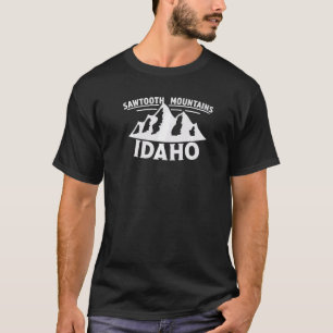 T-shirt Sawtooth Mountains Idaho Great Outdoor pour les ra