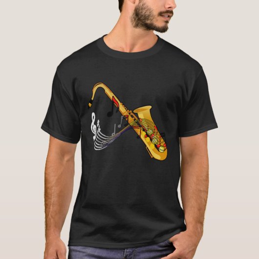 T-shirt Saxaphone (Devant)