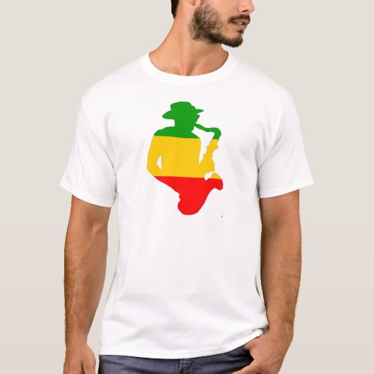 T-shirt Saxo de Rasta (Devant)