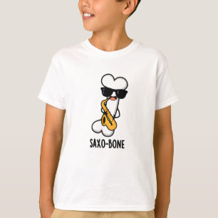 T-shirt Saxo-os Funny Bone Funny Musique Pun