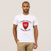 T-shirt SAXON ANGLO fort et vrai (Devant entier)