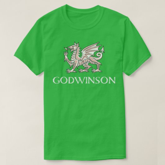 T-shirt Saxon Dragon Godwinson (Design devant)