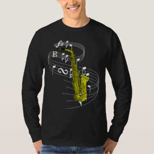 T-shirt Saxophone