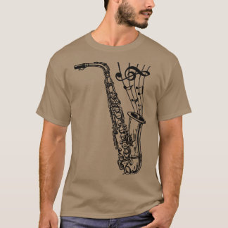 T-shirt Saxophone