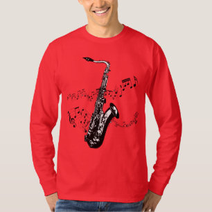 T-shirt Saxophone