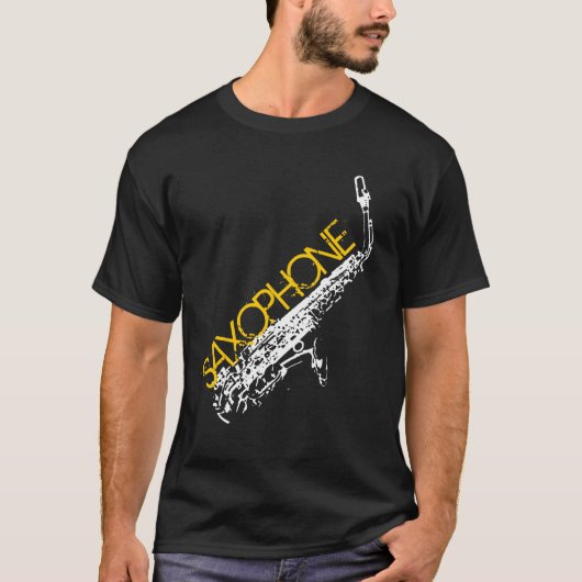 T-shirt saxophone (Devant)