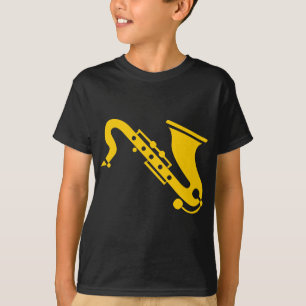 T-shirt Saxophone - ambre