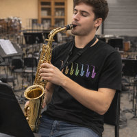 Saxophone Arc-en-Ciel Instrument de Musique Jazz C