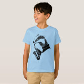 T-shirt Saxophone Badger (Devant entier)