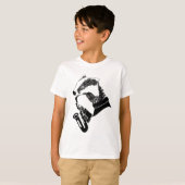 T-shirt Saxophone Badger (Devant entier)