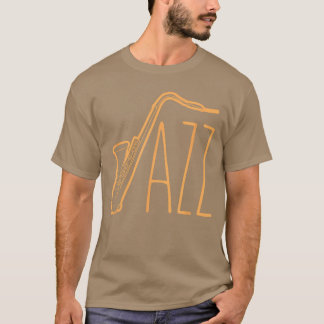 T-shirt Saxophone Cool pour Hommes Femmes Jazz Musique Gro