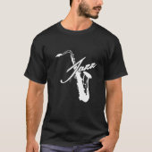 T-shirt Saxophone de jazz (Devant)