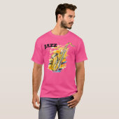 T-shirt Saxophone de jazz (Devant entier)