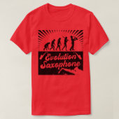 T-shirt Saxophone évolution (Design devant)