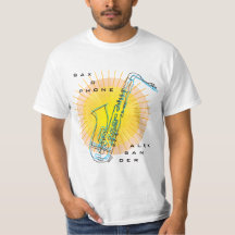 Saxophone Illustration Cool Art moderne Saxophonis