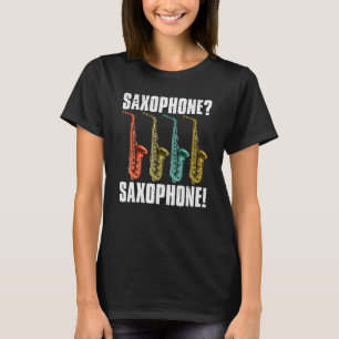 T-shirt Saxophone Lecteur Jazz Musicien Saxophoniste Saxop