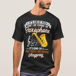 T-shirt Saxophone Lover Saxophone Lecteur Musicien Musicie