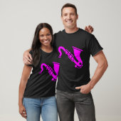 T-shirt Saxophone - magenta (Unisexe)
