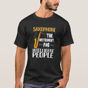T-shirt Saxophone Musicien L'Instrument Pour Intelligent