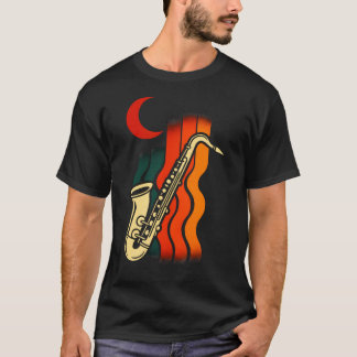 T-shirt Saxophone Rétro - Amoureux de Jazz