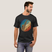 T-shirt Saxophone Retro Vintage 1 (Devant entier)