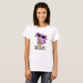T-shirt Saxophone Sax-olotl Funny Puns (Devant entier)