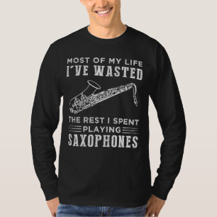 T-shirt Saxophone Serenades : Lifes Jazz Symphony!