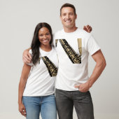 T-shirt saxophone ténor kaki (Unisexe)