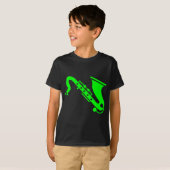 T-shirt Saxophone - Vert (Devant entier)